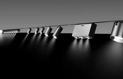 MINI système d'éclairage sur rail pour vitrine basse tension BITASO 24-48V avec diverses options d'installation