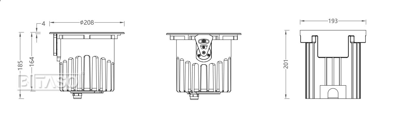 LUMINAIRE DIMENSION