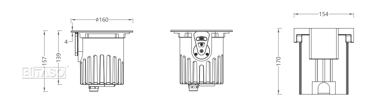 LUMINAIRE DIMENSION