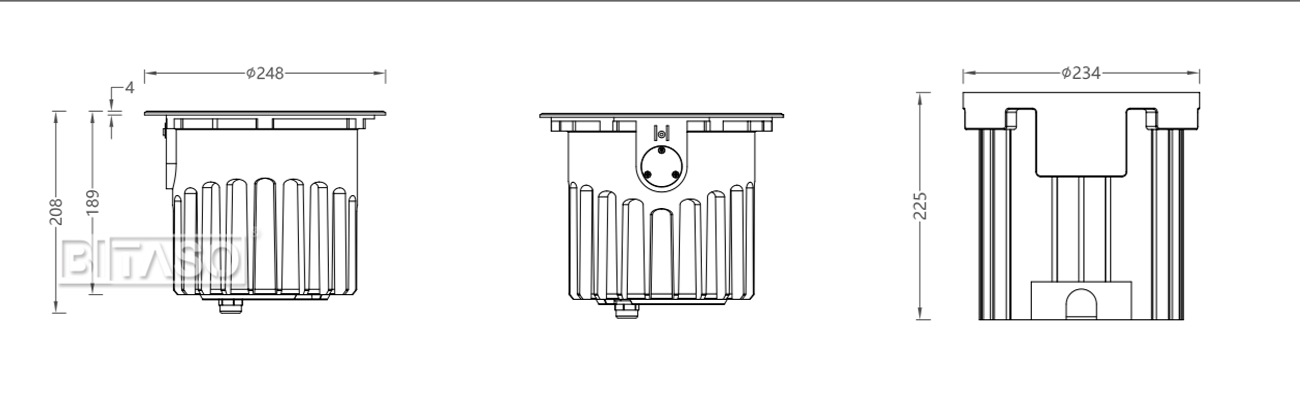 LUMINAIRE DIMENSION