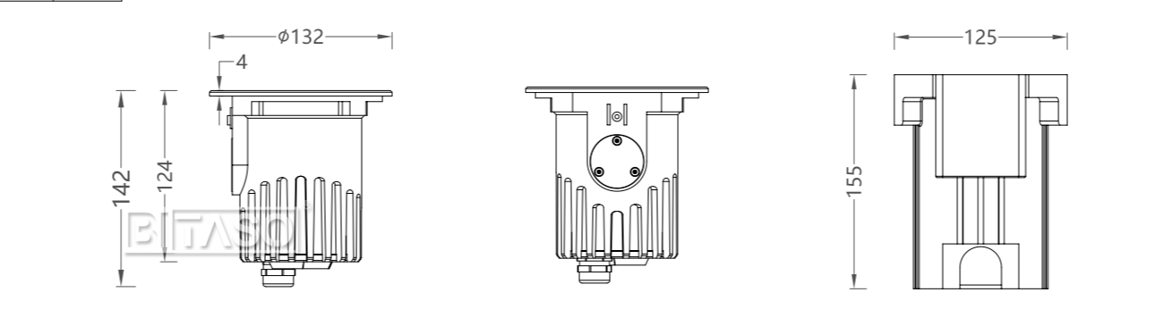 LUMINAIRE DIMENSION