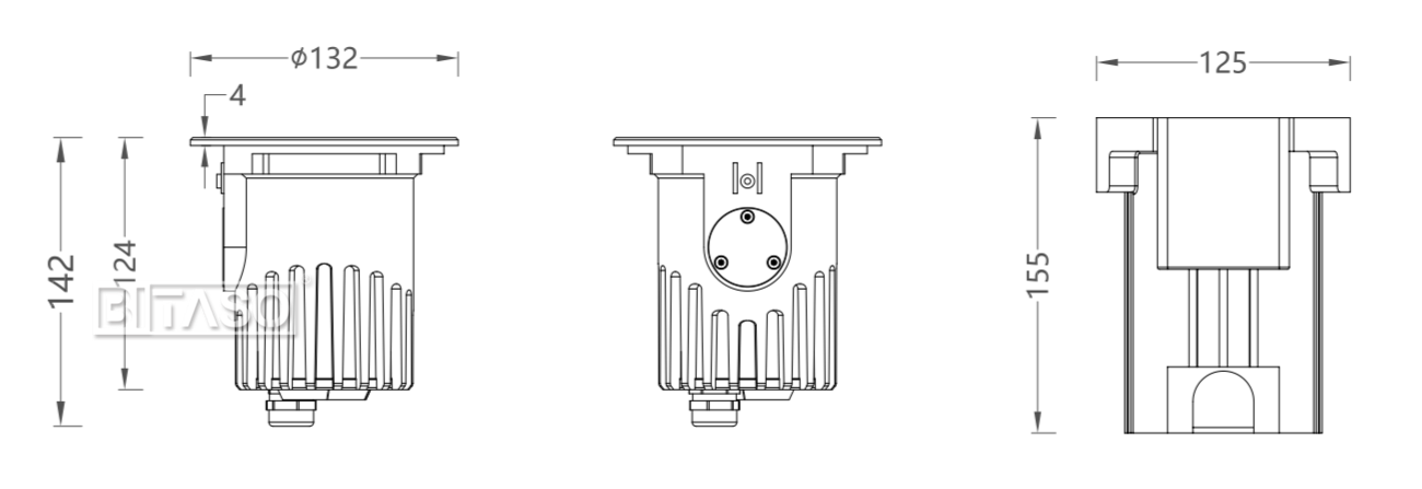 LUMINAIRE DIMENSION