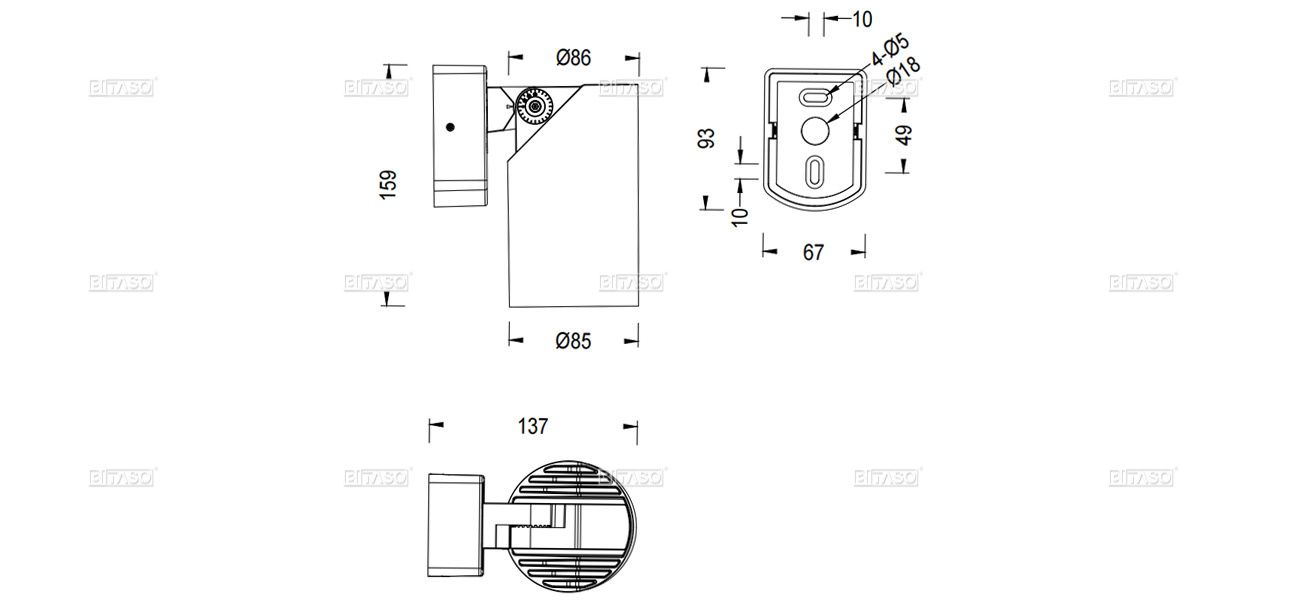 LUMINAIRE DIMENSION