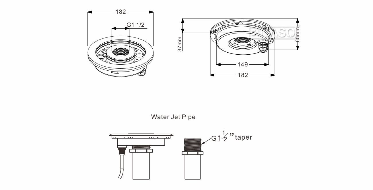 LUMINAIRE DIMENSION