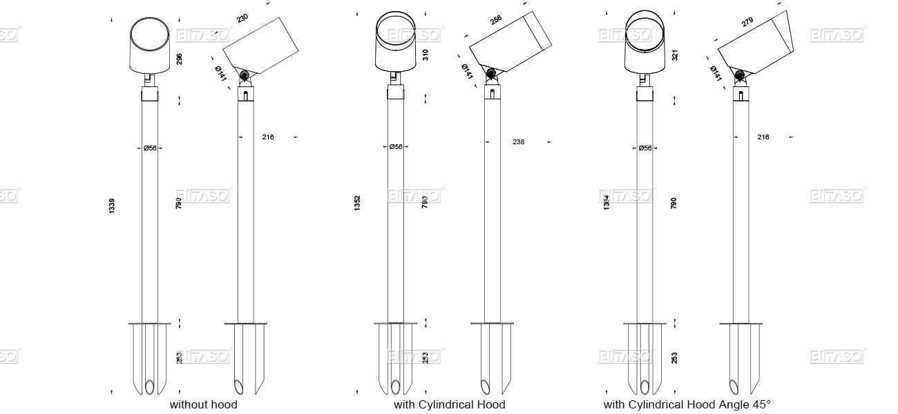 LUMINAIRE DIMENSION