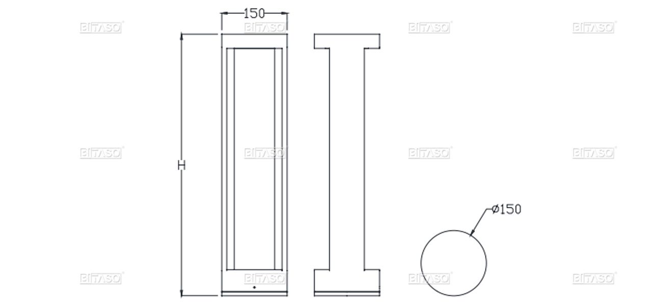 LUMINAIRE DIMENSION